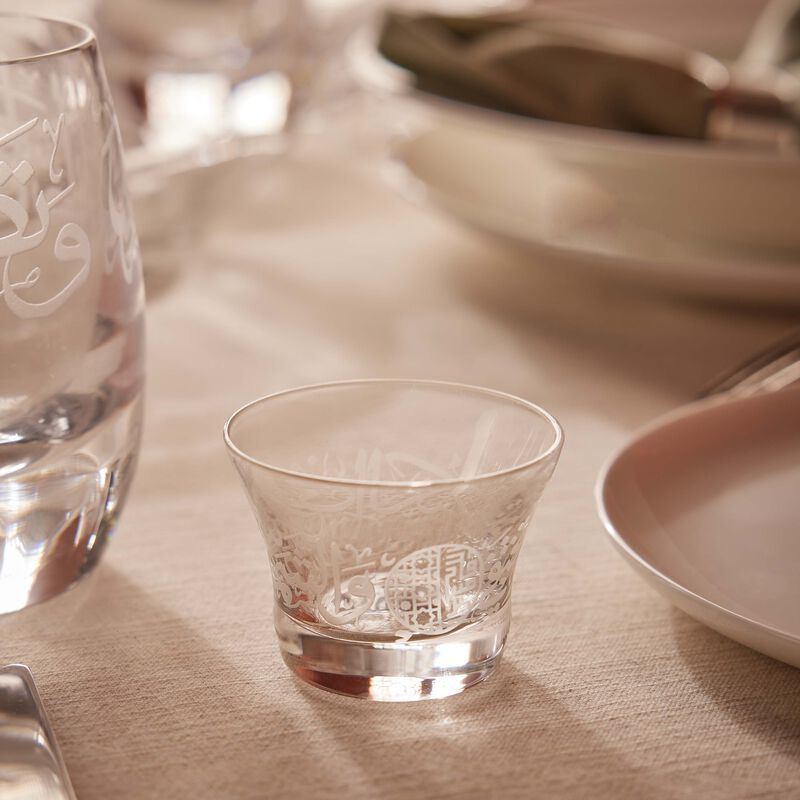 Thuluth Coffee Cup Clear Set of 6 dimlaj thuluth coffee cup clear set of 6