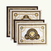 Medusa Gala Napkin & Placemat Set Of 2 versace medusa gala napkin placemat set of 2