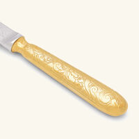 christofle marly dinner knife silver plated gold