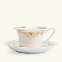 versace medusa gala tea cup saucer white set of 6