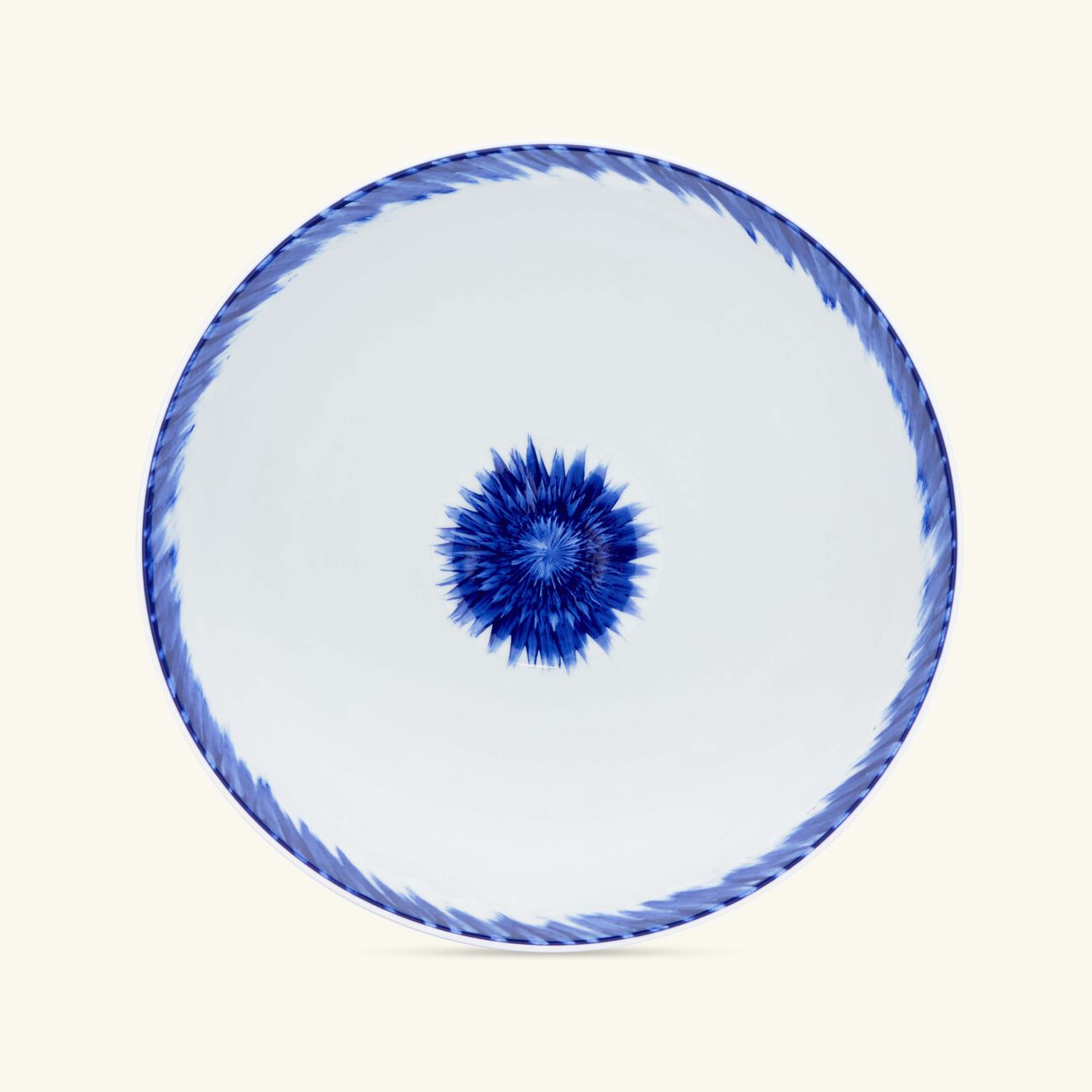 In Bloom Deep Salad Bowl Blue bernardaud in bloom deep salad bowl blue