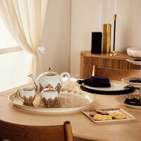 bernardaud venise serving platter round gold