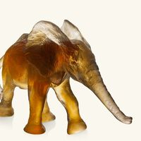 Elephant Savana Figurine Small Black daum elephant savana figurine small black