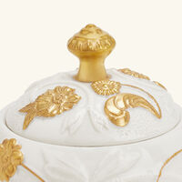 villari taormina sugar bowl white