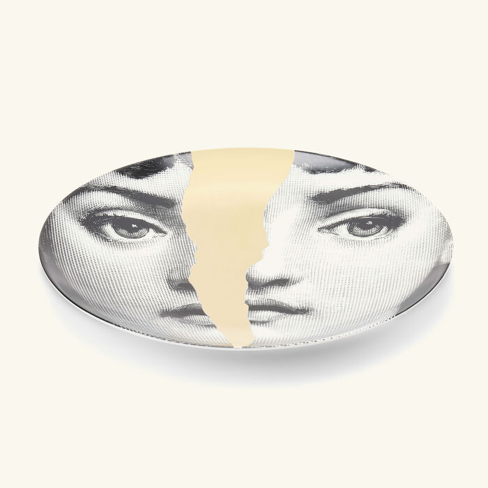 fornasetti tema e variazioni no 10 wall plate gold