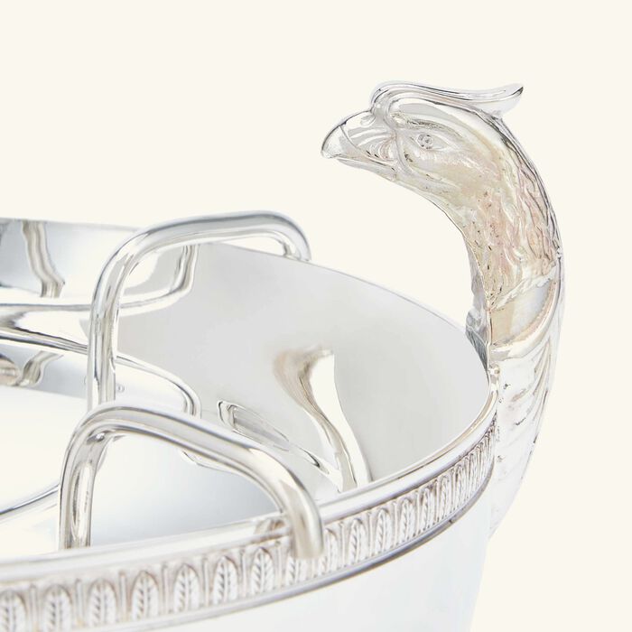Malmaison Caviar Serving Set Silver Plated christofle malmaison caviar serving set silver plated