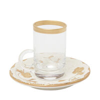 Taormina Arabic Tea Cup And Saucer Small Size, small