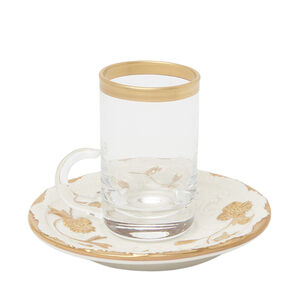 Taormina Arabic Tea Cup And Saucer Small Size, medium