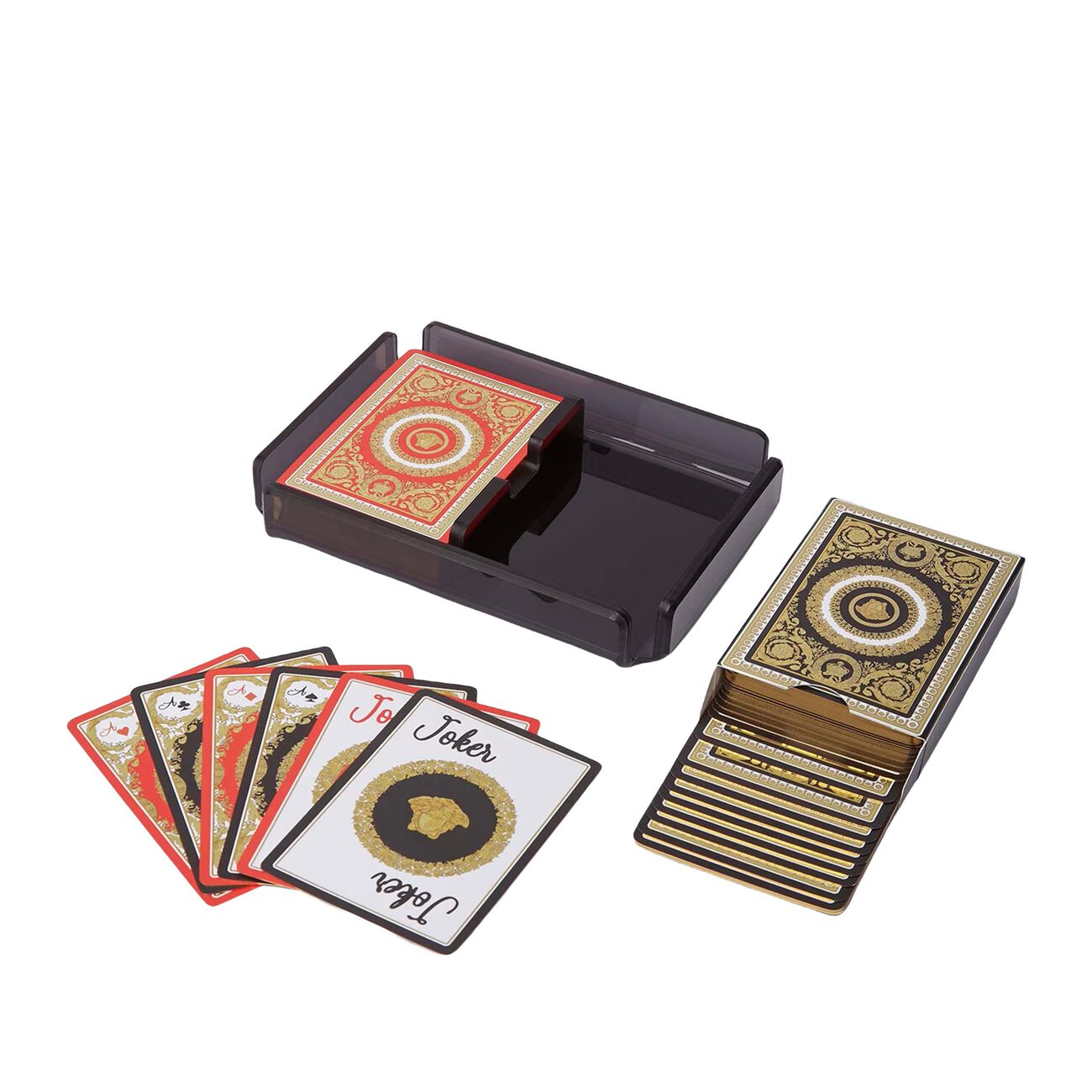 versace i love baroque playing cards set