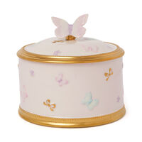 Butterfly Round Trinket Box, small