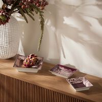 etro bloom trinket tray square medium pink
