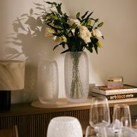 ruckl odette vase round large clear