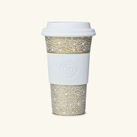 Ecume Travel Mug Gold bernardaud ecume travel mug gold