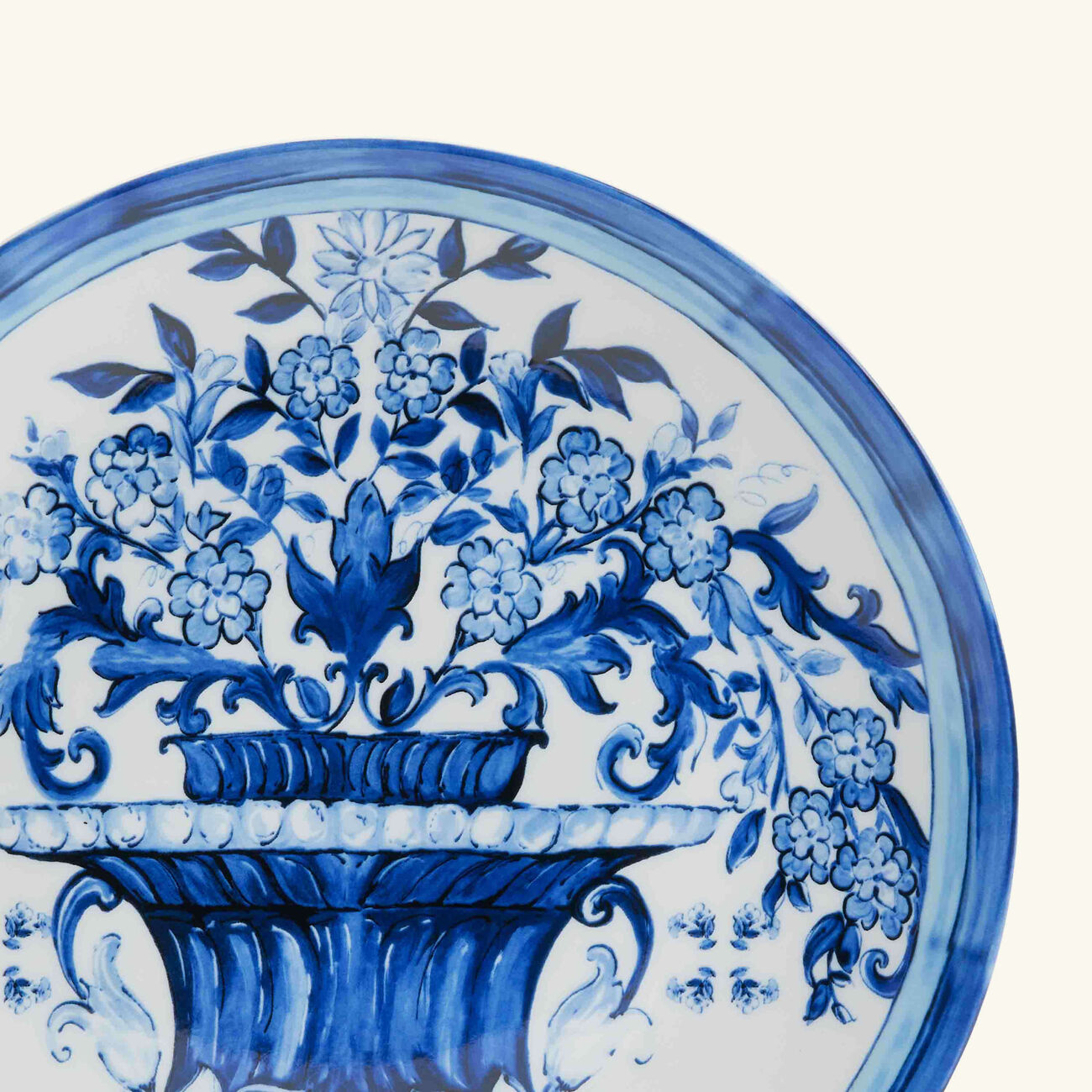 dolce gabbana casa blu mediterraneo charger plate round 31cm