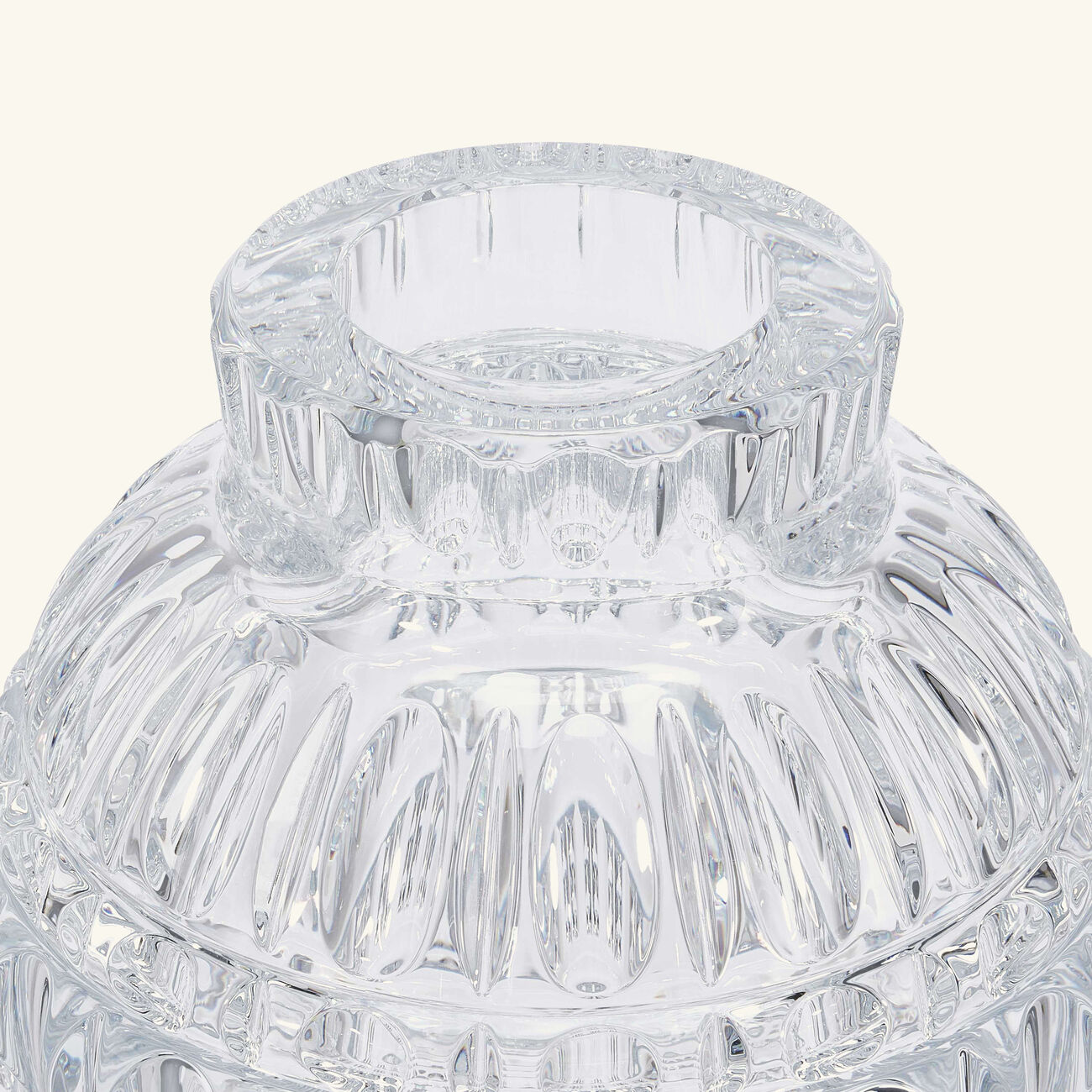 baccarat new antique amphora vase clear large