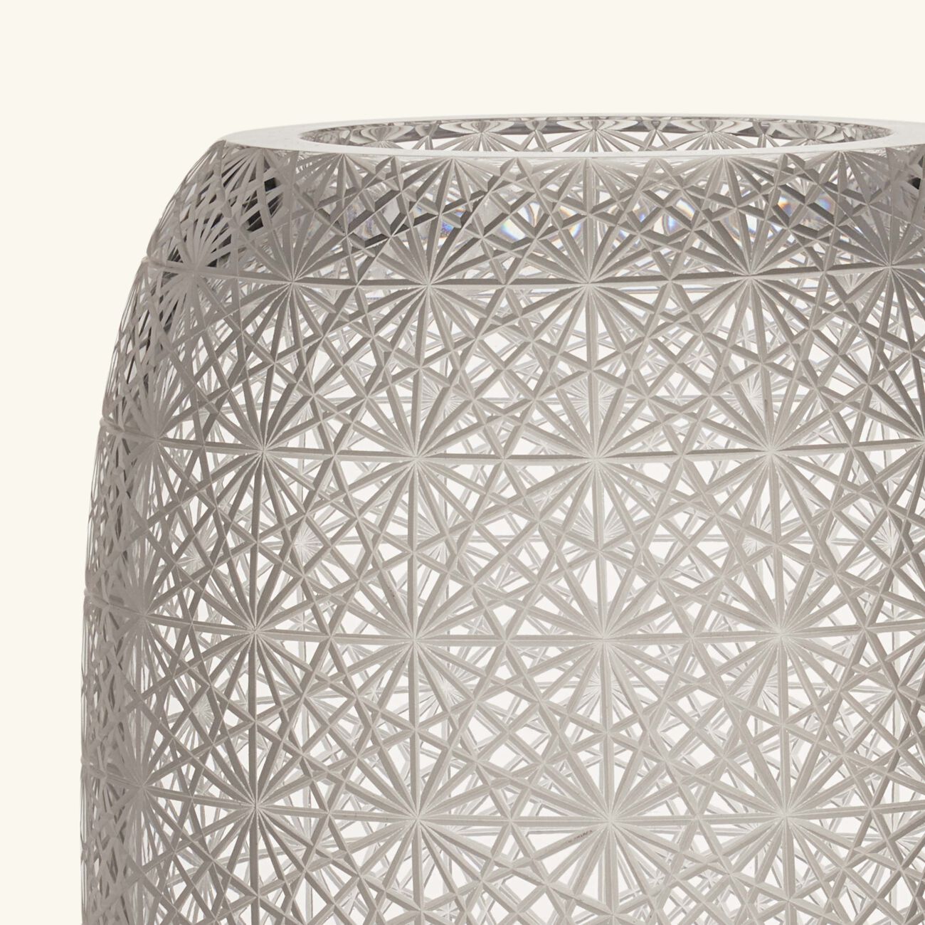 ruckl odette vase round large clear