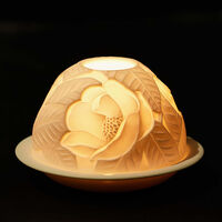 bernardaud magnolia blossoms led lithophanie