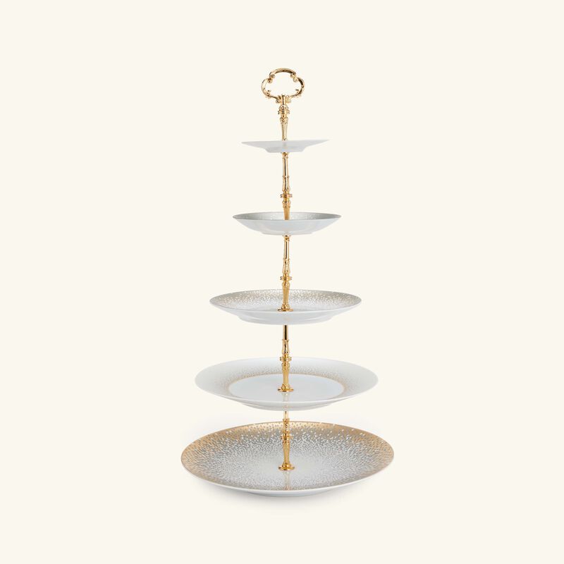 Souffle d'Or 5 Tier Cake Stand haviland souffle d or 5 tier cake stand