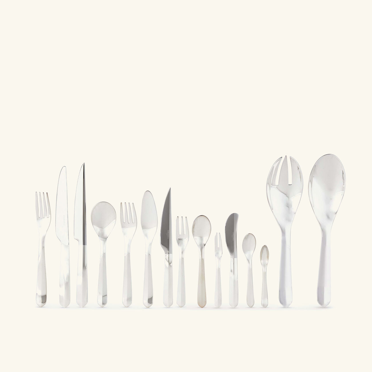 christofle infini flatware set 76 pieces silver plated