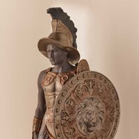 lladro gladiator sculpture extra large black