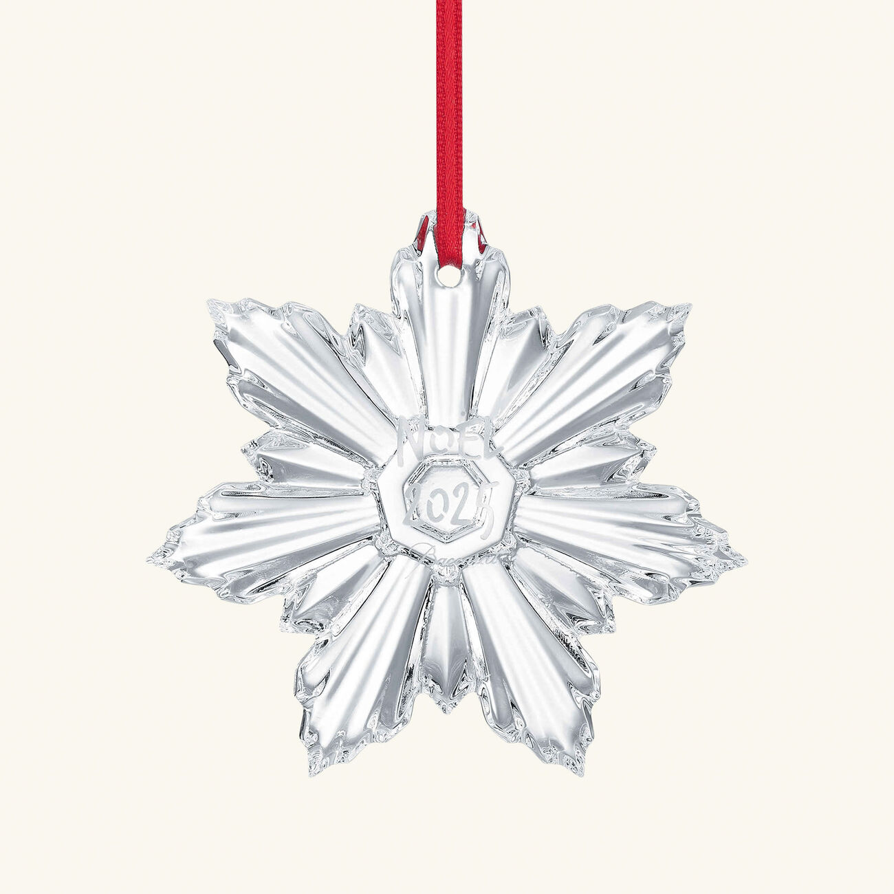 baccarat noel ornament 2025 mini clear