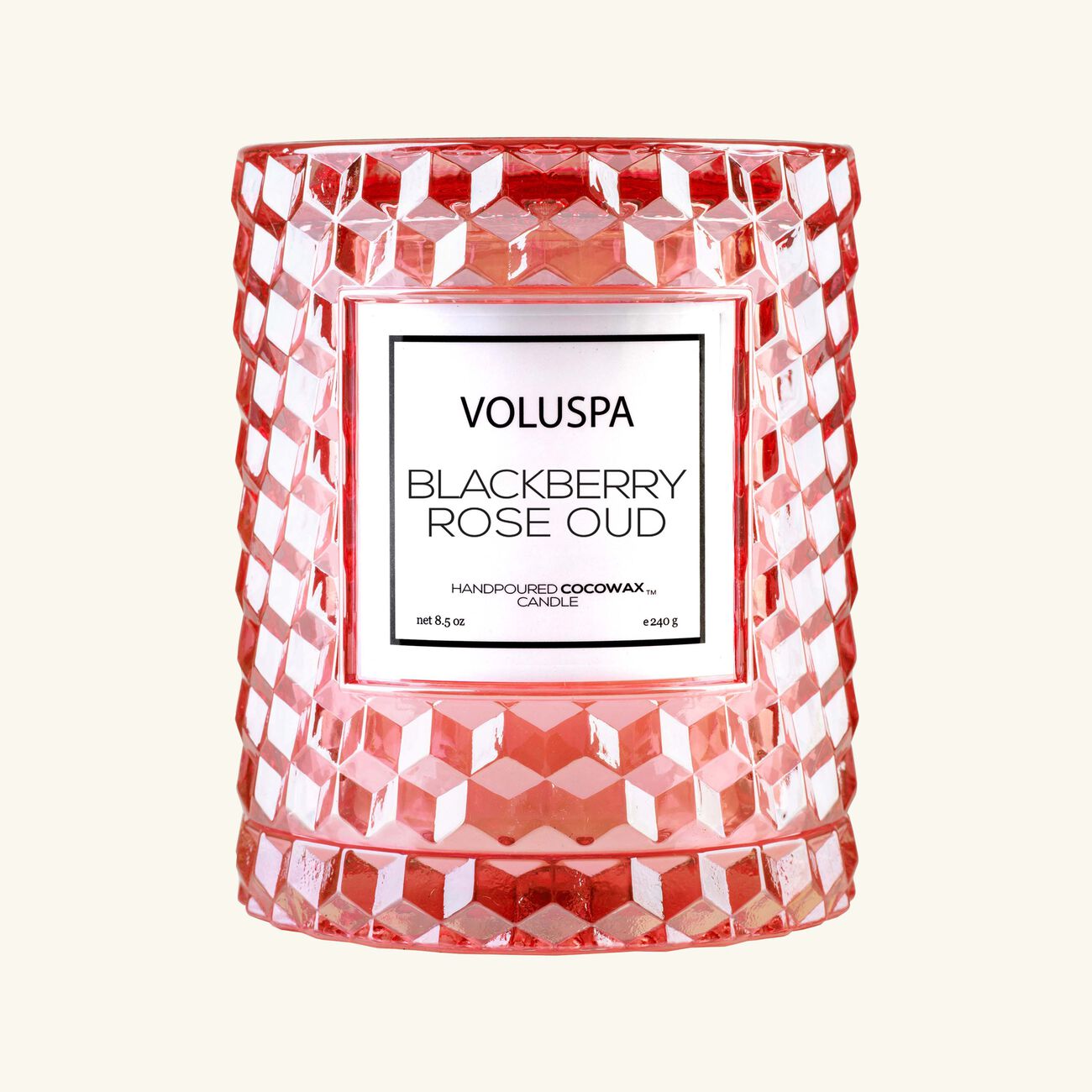 voluspa blackberry rose oud cloche candle