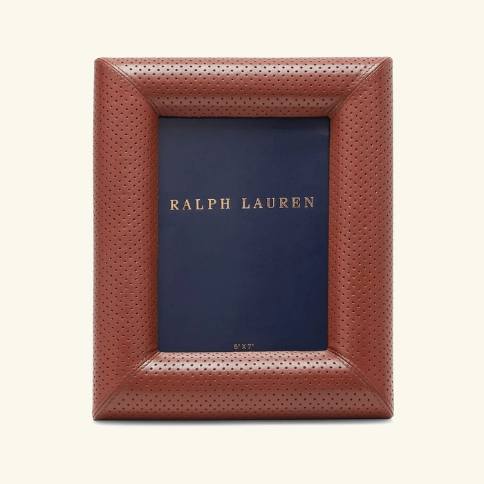 ralph lauren home durham picture frame brown 12x17cm