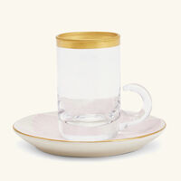 villari tulip arabic tea cup clear