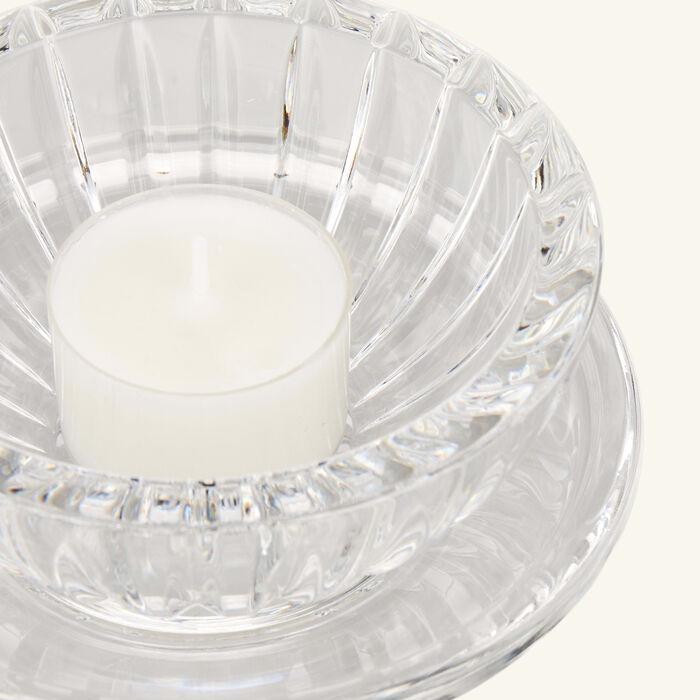 mario cioni   c lotus candle holder clear