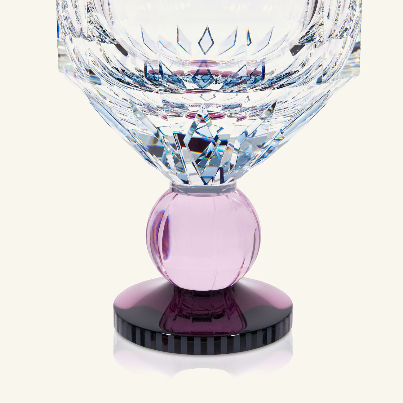 reflections copenhagen harlequin vase clear