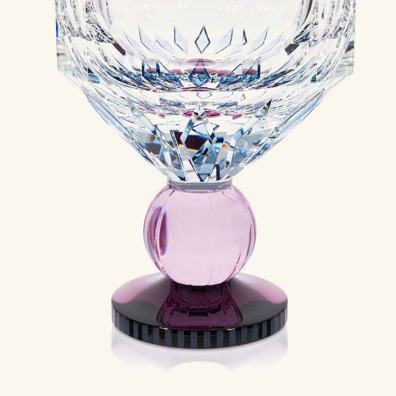 reflections copenhagen harlequin vase clear
