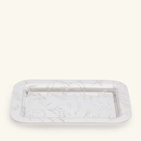 christofle graffiti serving tray rectangular small silver plated