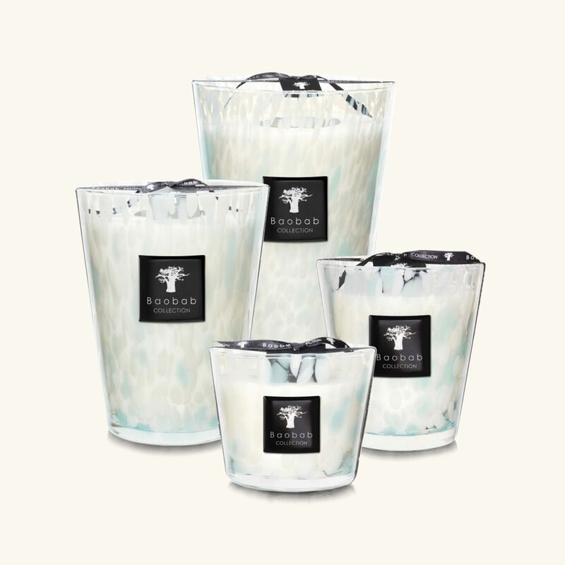 Pearls Sapphire Candle Maxi Max baobab collection pearls sapphire candle maxi max