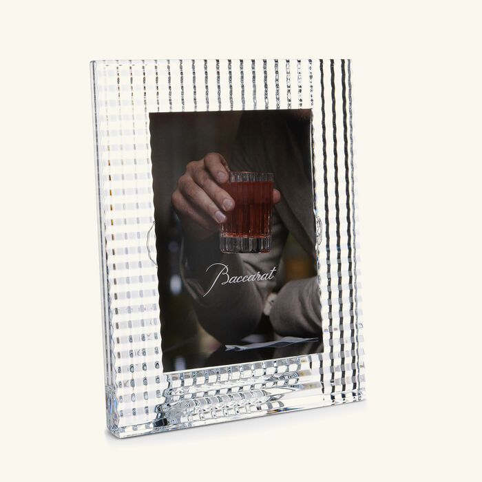 baccarat eye picture frame clear 18x23cm