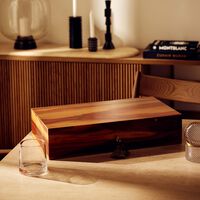 elie bleu classic cigar humidor red