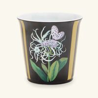 bernardaud natura jonquille de mer tumbler with candle