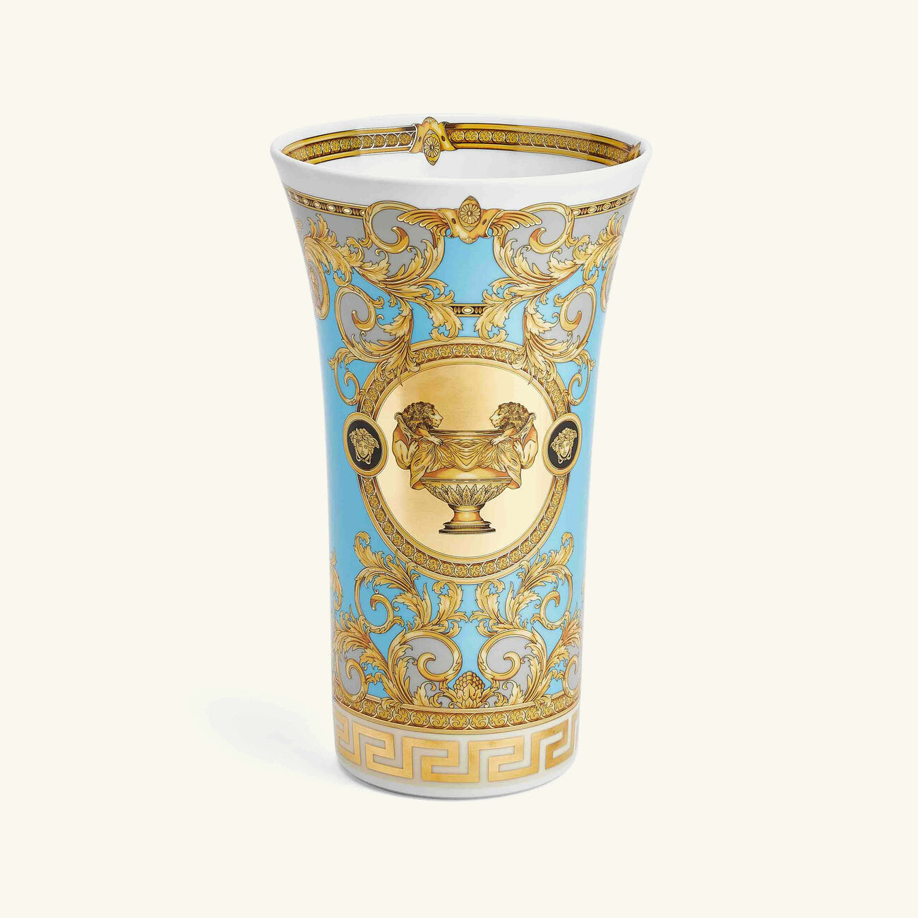 versace prestige gala bleu vase medium blue