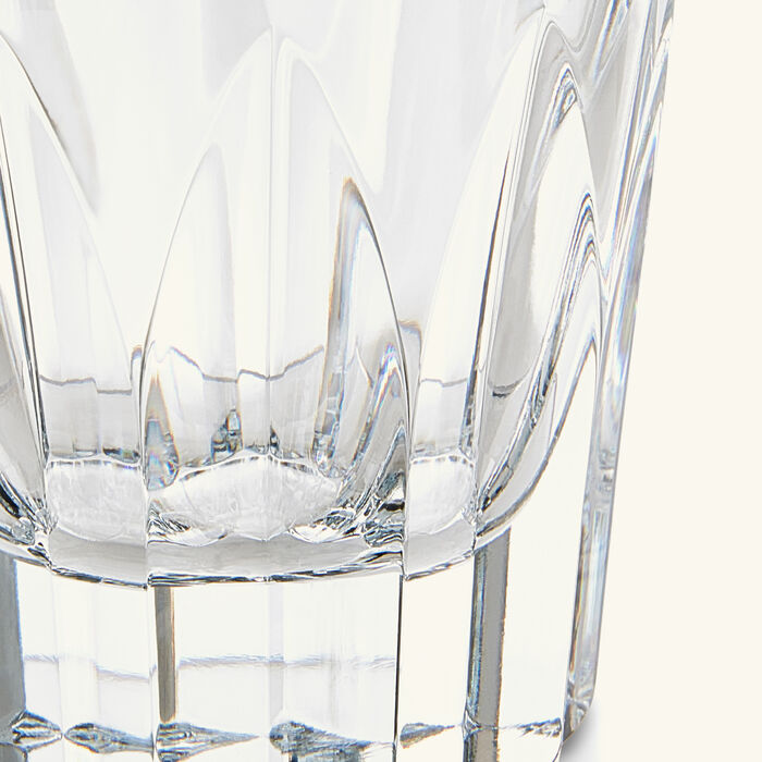 baccarat polignac drinking glass clear set of 2