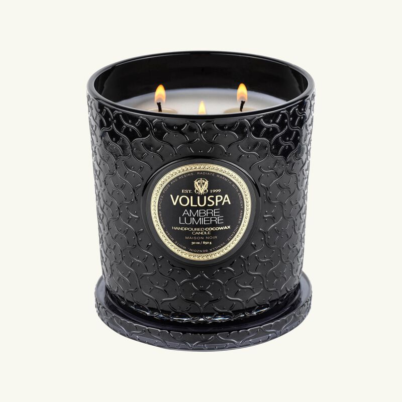 voluspa ambre lumiere candle