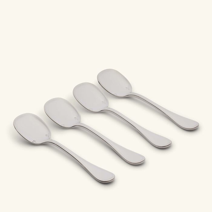 christofle albi ice cream spoons silver plated set of 4