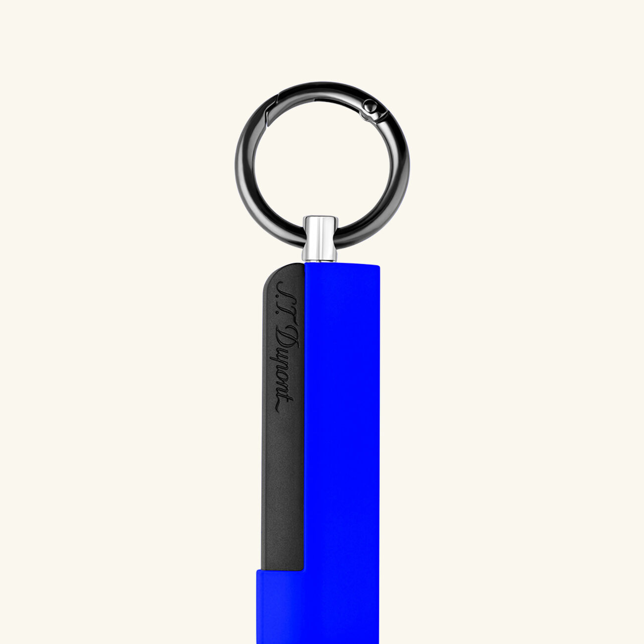 اس تي دوبون سلسلة مفاتيح بأداة ثقب السيجار فلو بلون أزرق نيون