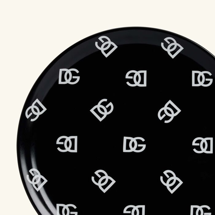 dolce gabbana casa dg logo pizza plate round 32cm