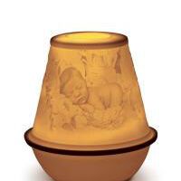 Lithophane Votive Light - New Baby, small