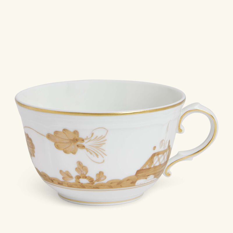 Oriente Italiano Tea Cup Gold ginori 1735 oriente italiano tea cup gold