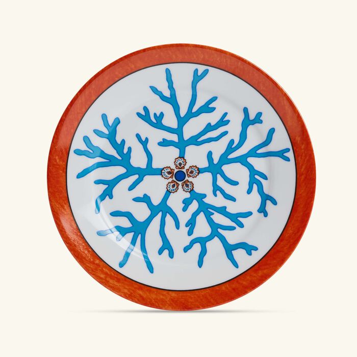 pinto paris lagon dessert plate round blue 21cm