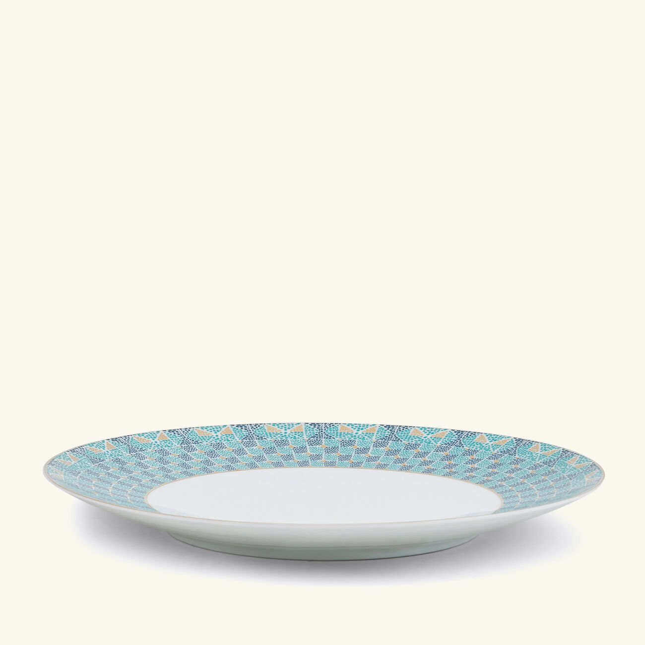 haviland portofino dinner plate round blue 28cm