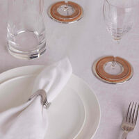 l objet ripple napkin rings silver set of 4