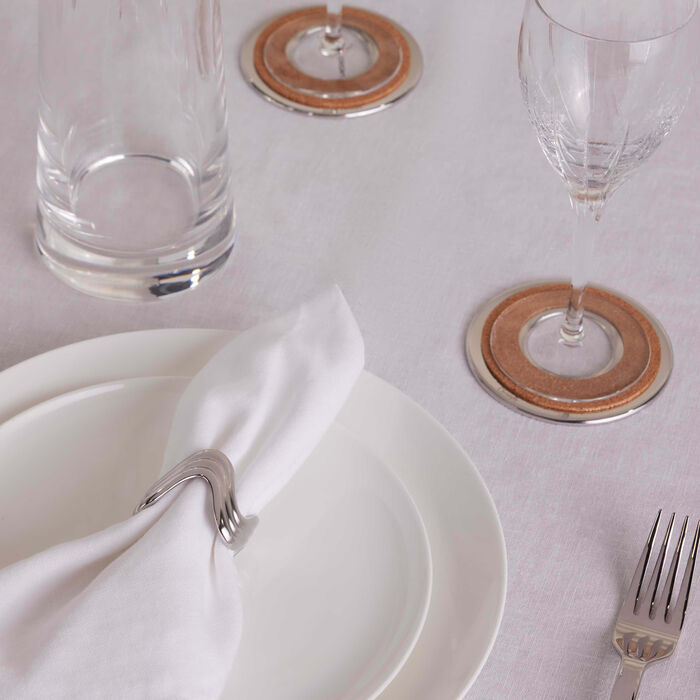 l objet ripple napkin rings silver set of 4