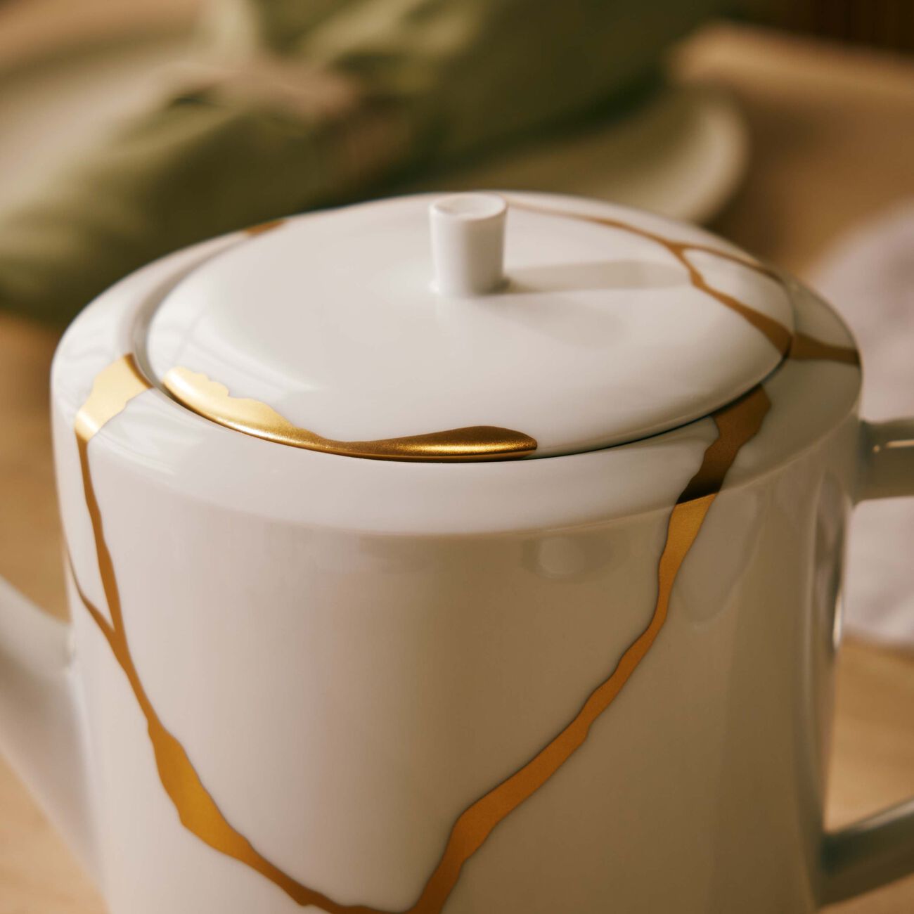 Kintsugi Hot Beverage Server White bernardaud kintsugi hot beverage server white