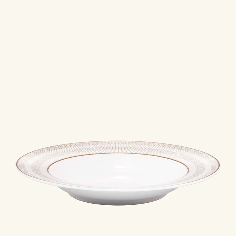 Arcadia Soup Plate Gold & Platinum 23cm Set of 2 baccarat arcadia soup plate gold platinum 23cm set of 2